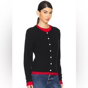 Line & Dot BNWT Hutch Double Layer Sweater in Black & Red